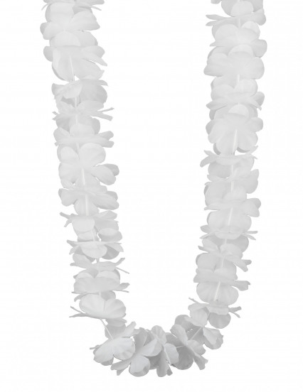 Witte Hawaï ketting 1