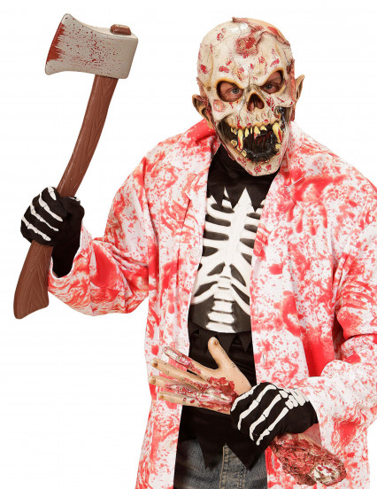 Halloween skelethandschoenen voor volwassenen 2