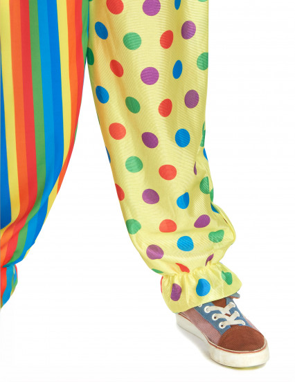 Kleurrijk clownkostuum voor kinderen 10