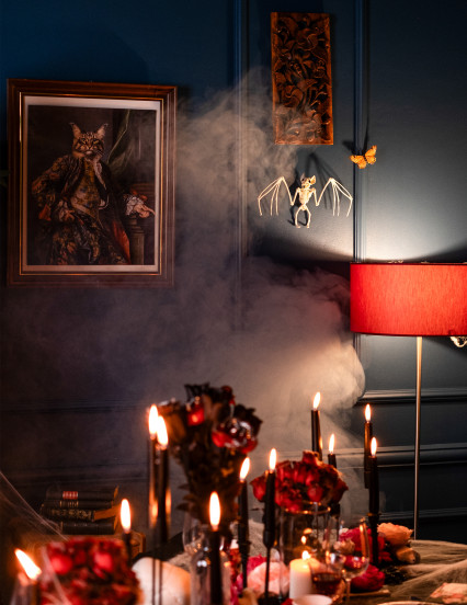 Halloween hangdecoratie vleermuisskelet 2