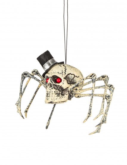 Halloweendecoratie spinskelet 23 x 30 cm! 2