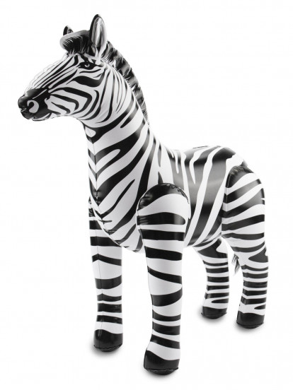 Opblaasbare zebra 60 x 55 cm 1