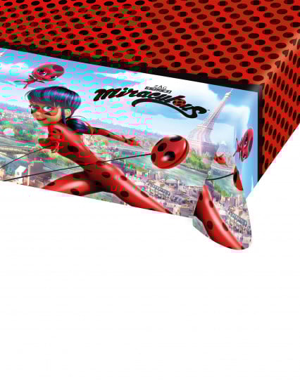 Tafelkleed Ladybug™ in Paris rood en zwart 120 x 180 cm 1