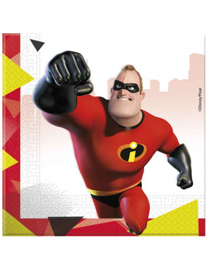 20 Servetten The Incredibles 2 33 x 33 cm 1