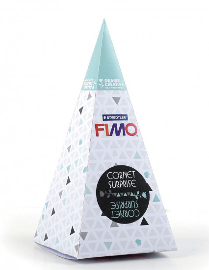 FIMO® Cactus blauwe verrassingskegel 17 x 7 cm 1