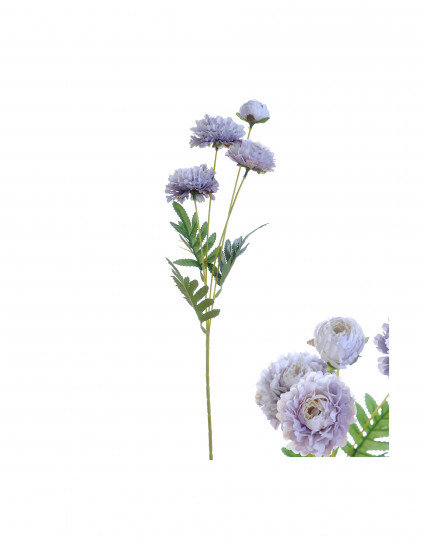 Lila Kunstmatige Zinnia Bloemen op Stam 24 inch Lila Kunstmatige Zinnia Bloemen op Stam 24 inch