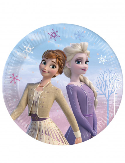 8 Frozen Wind Spirit™ papieren borden 23 cm 1