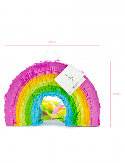 Regenboog piñata 30 x 20 x 10 cm 2