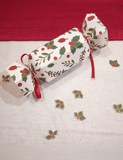 Kerst hulst tafelconfetti 4
