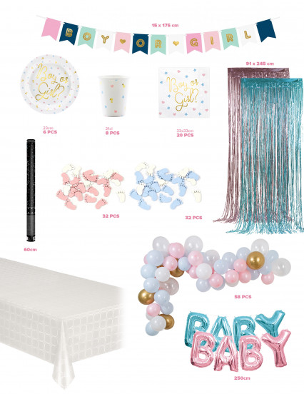 Maxi Gender Reveal set 2