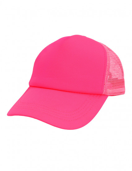Volwassen fluorescerende roze pet 2