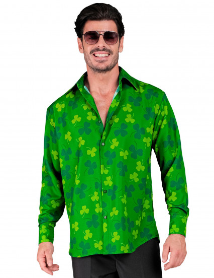Heren shirt St. Patrick's Day klavertjevier 2